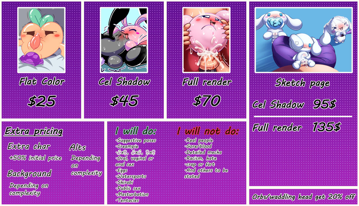 Prices and information